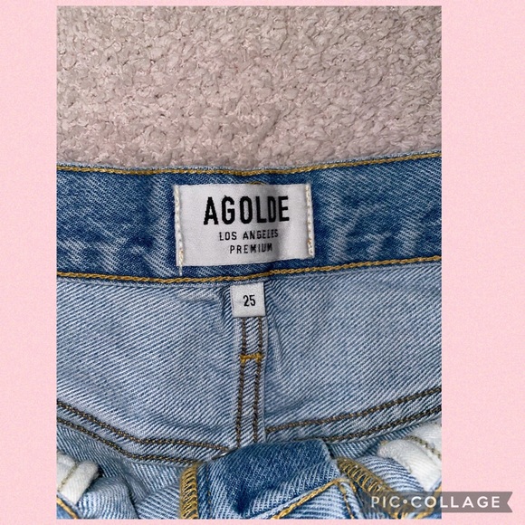 Agolde Parker Vintage Cut Off Short Swampmeet - Picture 7 of 11